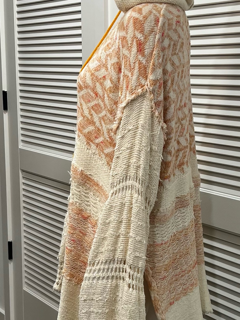 Free People Coastline Crochet Hooded Pullover - Picture 3 of 8
